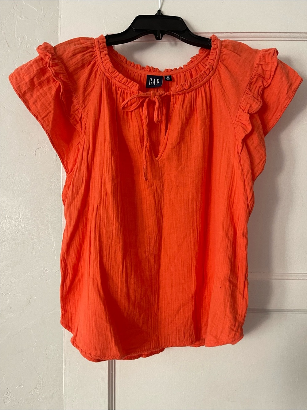 GAP cotton gauzy blouse size medium